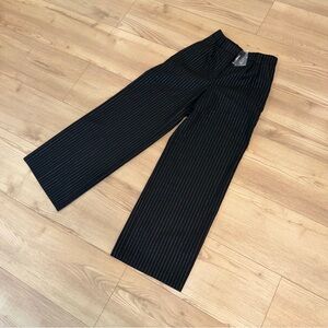 Express Black Striped Men's Dress Pants